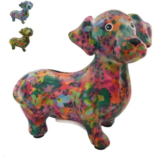 netproshop Spardose Dackel Größe S aus Keramik Pomme Pidou, Auswahl:Flowerdream