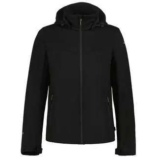 ICEPEAK Softshelljacke mit Kapuze Biggs in Schwarz 54