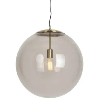 Qazqa Pendelleuchte Ball, ohne Leuchtmittel, Warmweiß, QAZQA Hängeleuchte, e27, Gold, Glas, Modern
