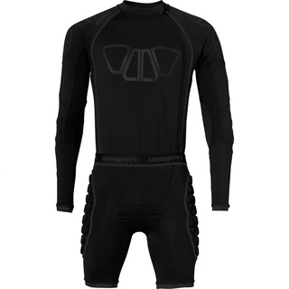 Uhlsport Bionikframe Black Edition Bodysuit Schwarz 164 cm Junge