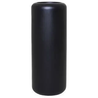 Vivanno Bodenvase Fiberglas Schwarz Matt MERA 90xD35 cm