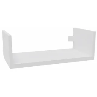 MARAND Moderne Wandregal 40 cm Breit - Regal Kinderzimmer Aufbewahrung, Wohnzimmer Bücherregal Schmal, Holzwerstoff - Matt Weiß