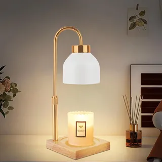 Elektrische Kerzenwärmerlampe, Vintage-kerzenwärmer Für Zuhause, Schlafzimmer, Dekoration (weiß)
