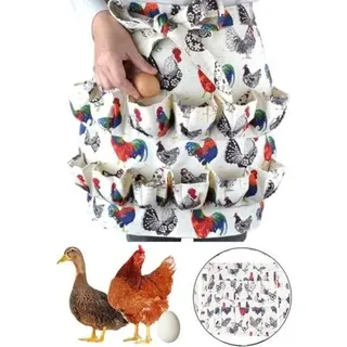 Eiersammelschürze, Bauernhofschürze, Eiertragetasche – Ein Tolles Geschenk Für Hühner-, Enten- Und Gänseliebhaber Sowie Für Koch- Und Arbeitskleidung.