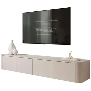 lookway CELESTE TV-Hängeschrank 200x33,5x40 cm Türkis Holzwerkstoff