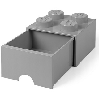 Lego Schubladenbox Brick  (L x B x H: 25 x 25 x 18 cm, Grau, Anzahl Schubladen: 1 Stk.)
