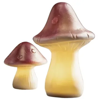 Home-trends24.de LED-Dekofigur LED Deko Pilz Figur Objekt Tischdeko Herbstdeko 2er Set (2 St)