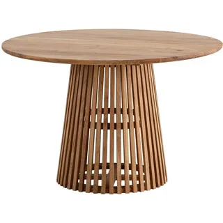 FineBuy Ø 120 cm braun