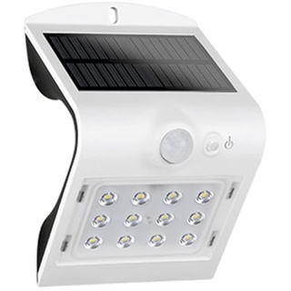 REV BUTTERFLY Solarleuchte für außen, IP65, Aussenlampe mit Bewegungsmelder, Solarlampe, Solarleuchte; 1200mAh, Li-Ion, 1,5W, weiss