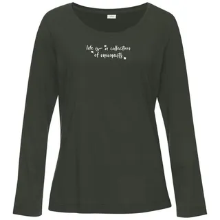 s.Oliver Schlafanzug s.Oliver Damen Shirt Grün Baumwolle grün XL (42)