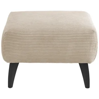 MID.YOU Hocker Colori Beige Cord 66 x 44 x 66 cm Beige