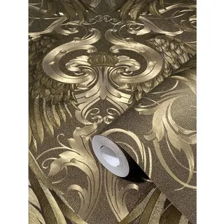 Glööckler Vliestapete Imperial 64 cm x 10 m 0 g Gold/Lila 52540