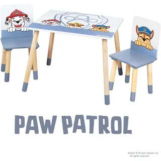 roba Kindersitzgruppe Paw Patrol 60 x 49 x 50 cm Holz weiß mehrfarbig