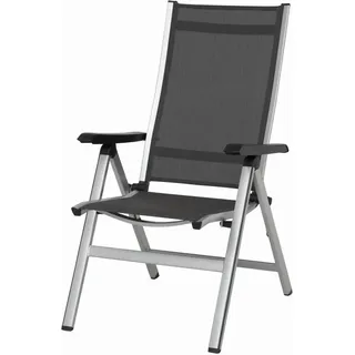 MWH Das Original Kedline Multipositionssessel 62 x 67,5 x 111 cm silber/anthrazit klappbar