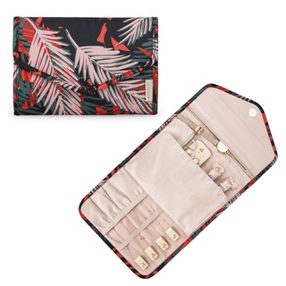 bagsmart Schmuck Organizer Tasche für Reise Schmuckaufbewahrung Reisezubehör für Ringe, Ohrringe, Halsketten, Uhren