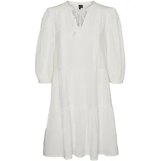 Vero Moda Pretty Tunic Kleid Mit 3/4-ärmeln Snow White XS