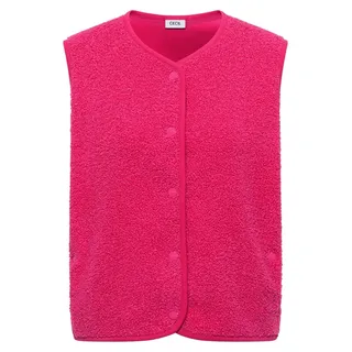 Cecil Weste in Wolloptik pink XL