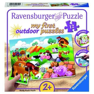 Puzzle - Liebe Bauernhoftiere - my first outdoor puzzle - 12 Teile