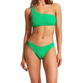 Seafolly One Shoulder Top Damen Bikini (Grün 40) Bikinis