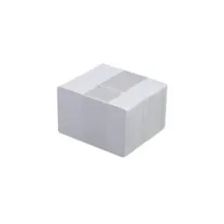 Evolis Classic Blank Cards - PVC Karte - 20 mil - weiß - 100 Karte(n) (Packung mit 5) (C4002)
