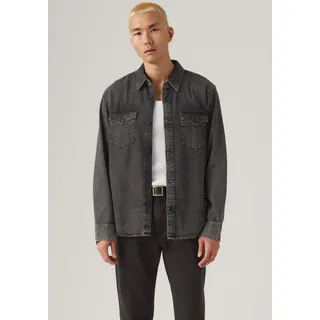 Levi's Relaxed Fit Jeanshemd Schwarz M
