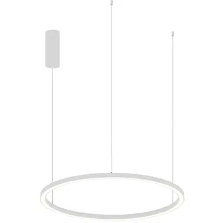 LUCE ambiente Design HOOP 1-flg. 80 cm rund/Aluminium weiß