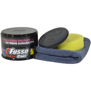 Fusso Coat dark Autopflege Wachs Paste Wax Lackpflege 200g + Tuch + LE Applikator