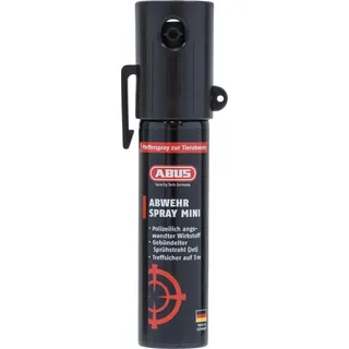 ABUS Tierabwehrspray ABUS SDS80 Mini Abwehrspray, hochwirksames Pfefferspray, verschd. Sets schwarz
