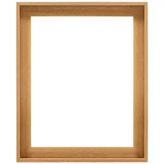 effect Schattenfugenrahmen Profil 50F Holz 59,4 x 84,1 (A1) / Eiche