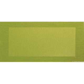 ASA Selection Tischset Kunststoff mit gewebt.Rand kiwi grün