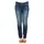 Jeans dunkle Slim Jeans mit breitem 2-Knopf Bund-W30 L30