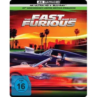 The Fast and the Furious - 25th Anniversary Edition (Steelbook, 4K-UHD+Blu-ray)