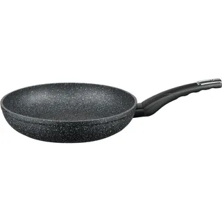 ELO Stahlwaren Granit Evolution, Allzweckpfanne, Schwarz, Aluminium, Keramik, Gas, Halogen, Induktion, Versiegelte Platte, 28 cm - Schwarz