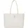 Shopper Kunstleder Ecru/Multi