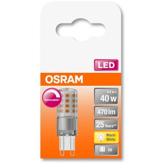 Osram LED PIN G9 DIM, 4,4W = 40W, 470 lm, G9, 320°, 2700 K