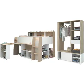 Parisot Kinderzimmer Lucas 11 2-teilig braun/ weiß,