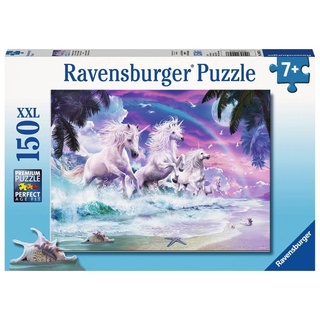 Ravensburger Puzzle »150 Teile Ravensburger Kinder Puzzle XXL Einhörner am Strand 10057«, 150 Puzzleteile