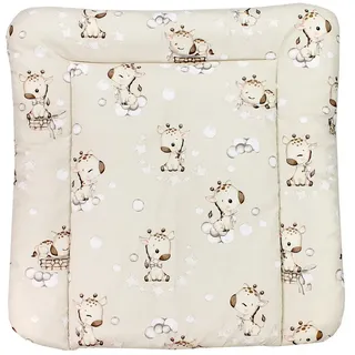 TupTam Wickelauflage TupTam Baby Wickeltischauflage mit Baumwollbezug Gemustert beige|braun 70 cm x 70 cm