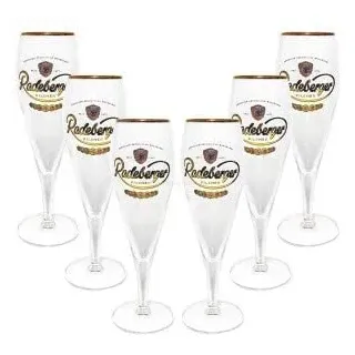 Radeberger Pils Gläser 6 x 0,4l - die klassische Biertulpe für den perfekten Radeberger Bier Genuß