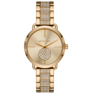 Michael Kors Damen Quarz 3 Zeiger Uhr mit Armband PORTIA MK4602