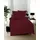 Mako-Satin burgund 155 x 220 cm + 80 x 80 cm