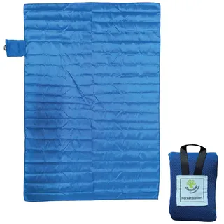 MmotZsb Mini Picknickdecke, Kleine Picknickdecke mit Kleines Packmaß, Strandmatte Faltbar für Strand und Camping, wasserdichte Outdoor-Decke, 110 x 150 cm, Blau