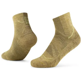 Buff Dryflx Quarter Socken 2 Paar Beige 36-38