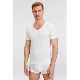 OLYMP T-Shirt Level Five body fit V-Ausschnitt, Ideal zum Unterziehen weiß S