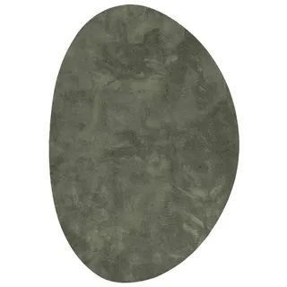 vidaXL Bereichsteppiche HUARTE Waldgrün 160 x 230 cm Polyester, Rutschfester Teppich fürs Wohnzimmer, moderner Faltbarer Läufer, weiche Polyester-Decke, gemütlicher Schlafzimmerboden
