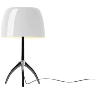Tischlampen Foscarini, dimmbar, Weiß, für Wohnzimmer, Aluminium - 34.5