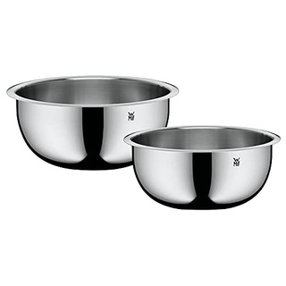 WMF Function Bowls Küchenschüssel-Set, 2-teilig, Ø 22 und 24 cm, Cromargan Edelstahl, multifunktional als Rührschüssel, Salatschüssel, Servierschüssel, stapelbar