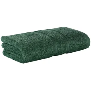 Premium Frottee Handtuch 50x100 cm in dunkelgrün von StickandShine in 500g/m2 aus 100% Baumwolle
