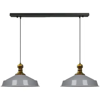 Bamyum Asletl-Knob 2-flg. 40 cm grau Metall