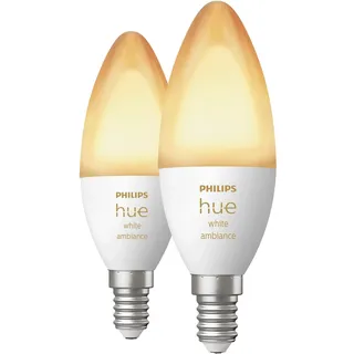 Philips LED-Lampe E14 5,2W 470 lm warmweiß 2 St.